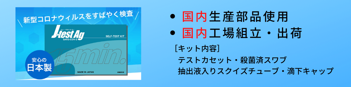 日本製抗原検査キットの説明